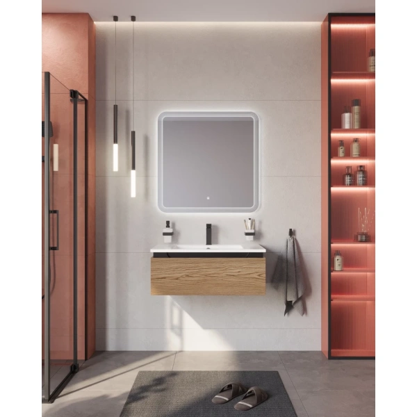 Тумба под раковину Cezares SLIDER-800-1C-SO-RT-P