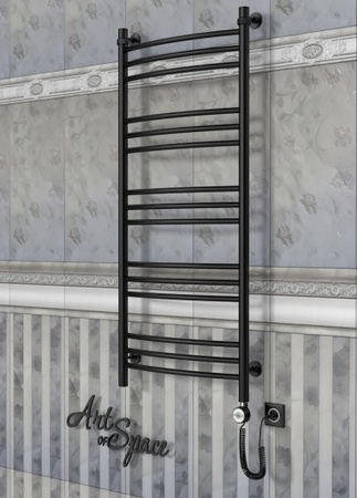 Электрический полотенцесушитель с функцией быстрой сушки ArtofSpace ARTICO EAAO5001200RAL9005RP