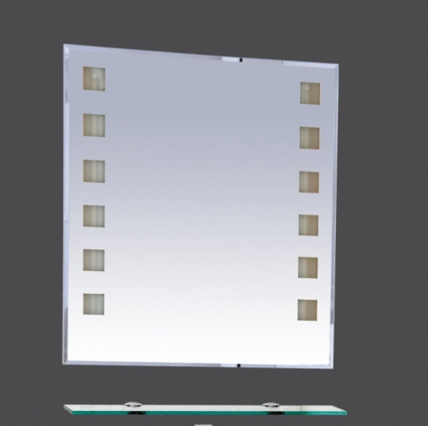 Зеркало  Misty Эллада 100 с полочкой + свет