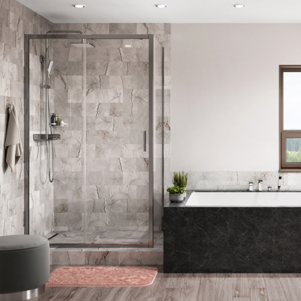 Душевой уголок (130х100) WasserKRAFT Main 41S34