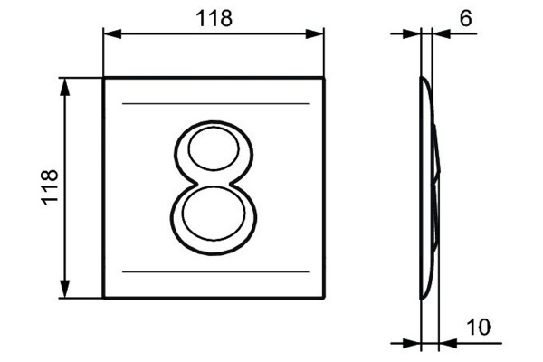 Клавиша смыва Ideal Standard SEPTA PRO P4 R0136AC