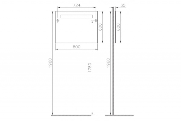 Зеркало VITRA S50 52788