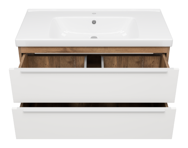 Тумба под раковину Misty Карат 100  П-Кар09100-01/19-2Я