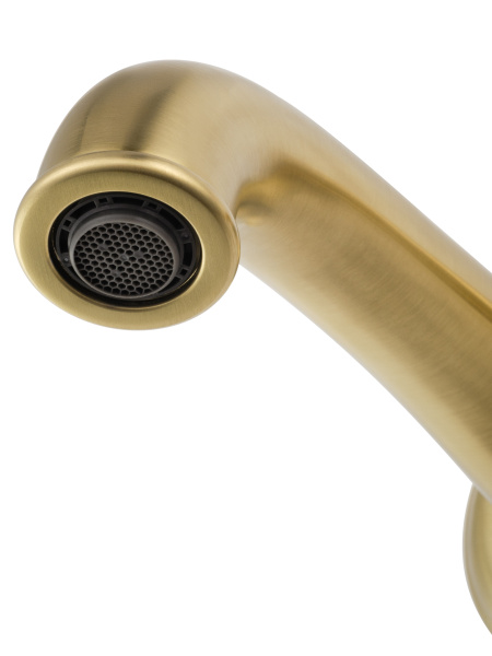 Смеситель для раковины встраиваемый WONZON & WOGHAND STEAM, брашированное золото WW-88869008- BG