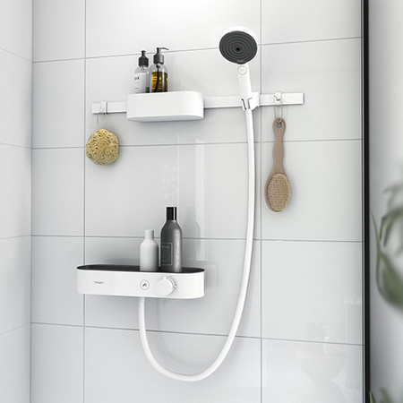 Штанга для аксессуаров 70 см Hansgrohe WallStoris 27904700 белый матовый