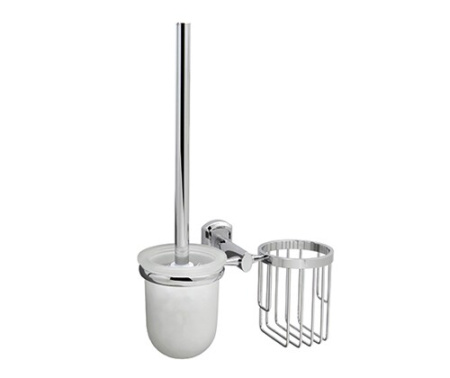 Держатель освежителя и ершик для унитаза WasserKRAFT Oder K-3035