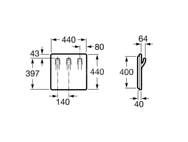 Вешалка Roca 387583001