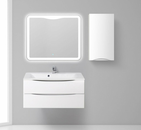 Зеркало-шкаф BelBagno Fly-Marino R FLY-MARINO-750-1A-SC-BL-P-R Bianco Lucido
