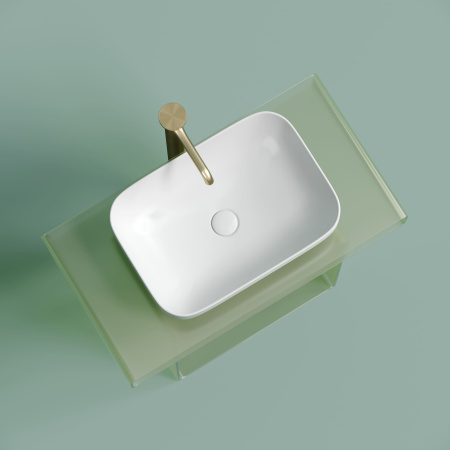 Раковина накладная (50х36) Ceramica Nova ELEMENT CN6055MW матовая