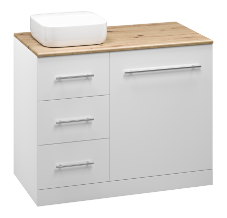 Тумба под стиральную машину Misty Респект 110  левая Э-Рес01110-13ЯЛ