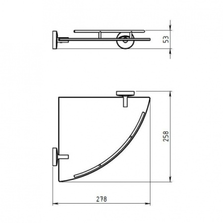 Полка Novaservis Metalia 12 0258.0