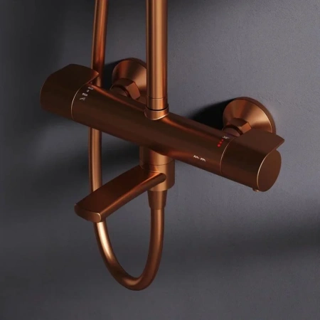 Душевая система AM.PM X-Joy F0785A544 бронза