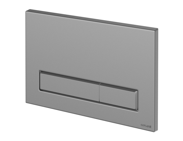 Кнопка Cersanit BLICK пластик хром матовый 64078