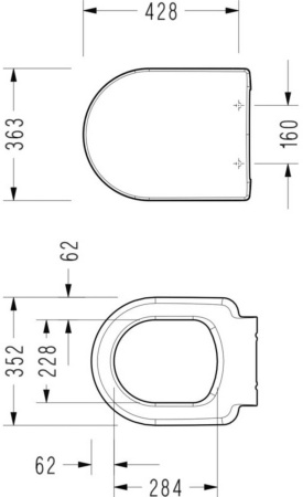 Крышка-сиденье для унитаза Grohe Serel 42473 000 (42473000)