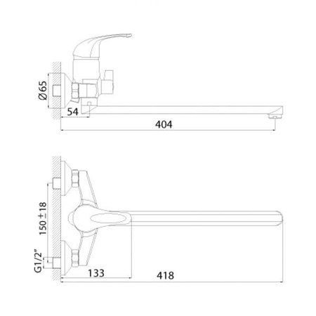 Смеситель для ванны Rossinka C40-32