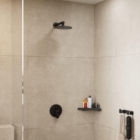 Верхний душ Hansgrohe Vernis Blend 200 1jet 26271670 черный матовый