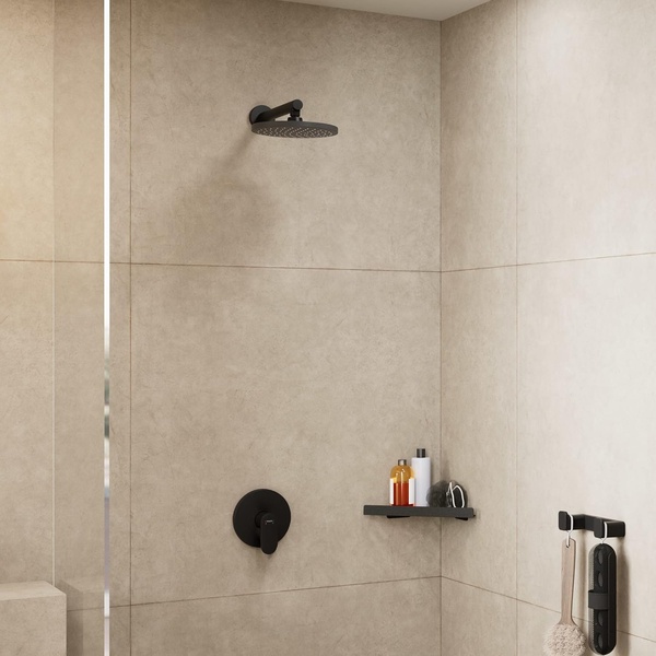 Верхний душ Hansgrohe Vernis Blend 200 1jet 26271670 черный матовый