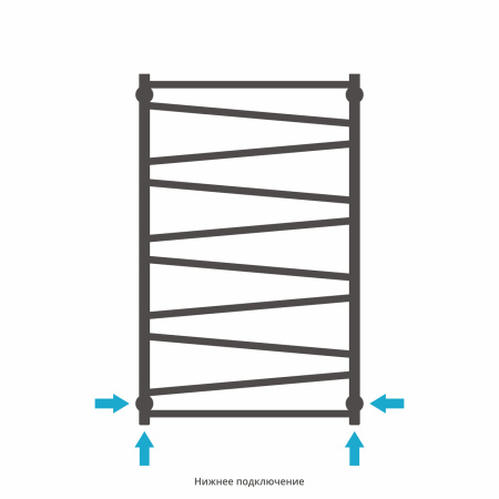 Полотенцесушитель Водяной Сунержа Сирокко (100х60) Золото 03-0253-1060