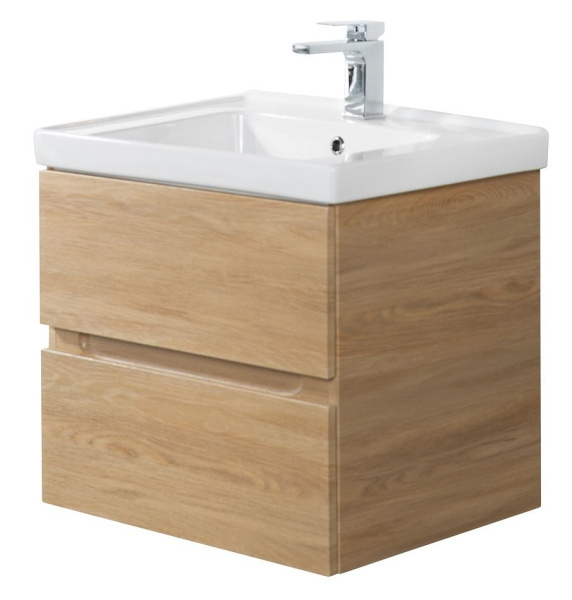 База под раковину напольная Art&max AM-Techno-700-2C-SO-LW674 Дуб мадейра янтарь