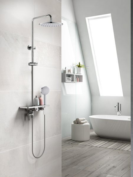 Тропическая душевая система с изливом  Rush PL5535-80