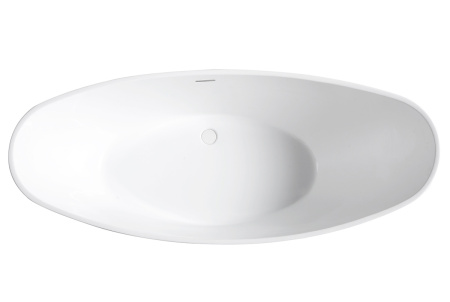 Акриловая ванна (184х79) ABBER AB9233G без гидромассажа, Серый