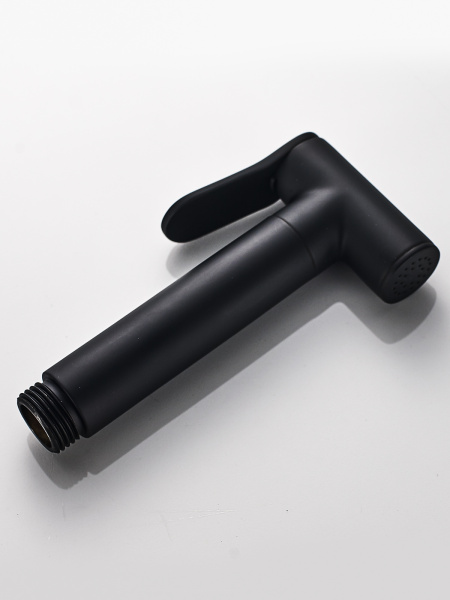 Гигиенический набор для биде ALMAes Бенито AL-859-05, встраиваемый, латунь, чёрный