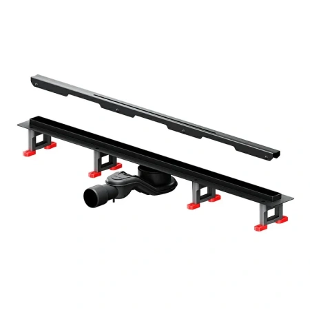 Душевой лоток с щелевой вставкой 80 см Am.Pm MasterFlow W01SC-S11-080-05BM черный матовый