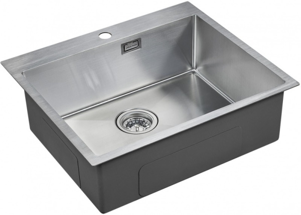 Кухонная мойка Paulmark Isar PM805951-BS брашированная нерж. сталь