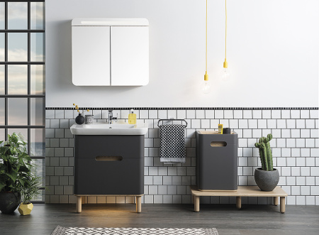 Тумба с раковиной Vitra Sento 63 см, 60834