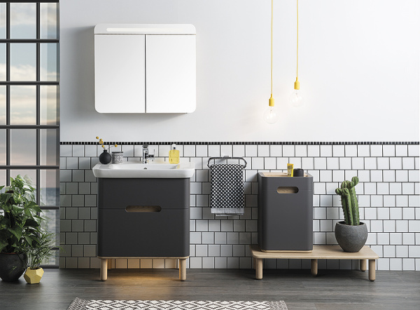 Тумба с раковиной Vitra Sento 78 см, 60836