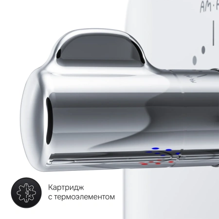 Смеситель для душа термостатический Am.Pm Sensation F3075600 хром