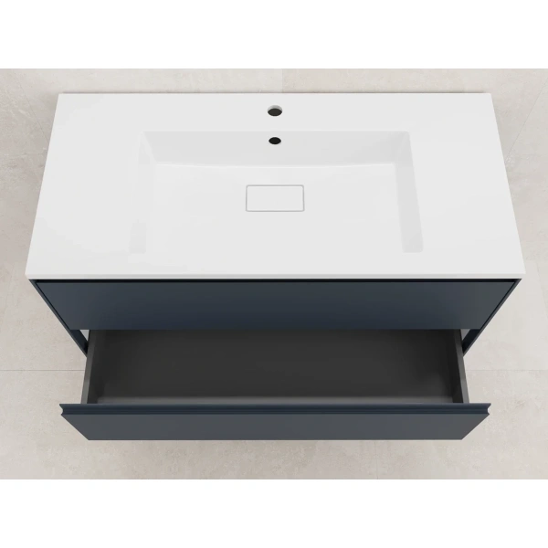 Тумба подвесная без раковины 100 см Style Line Лима ЛС-00002353 графит матовый