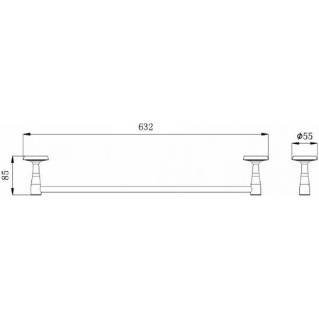 Полотенцедержатель Rush Balearic BA39531