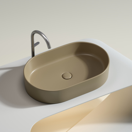 Раковина накладная (60,8х38,5) Ceramica Nova ELEMENT CN6048MC