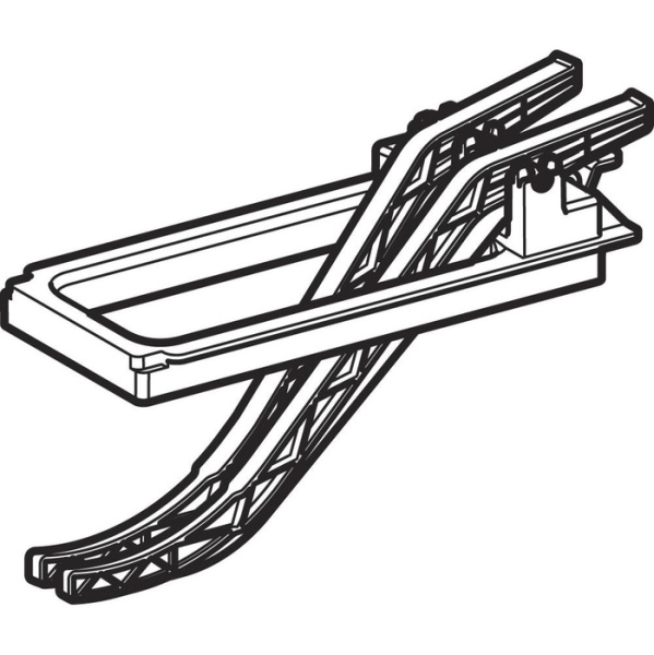 Рычаг смыва с консолью, для сантехнического модуля Geberit Monolith для унитаза 242.387.00.1