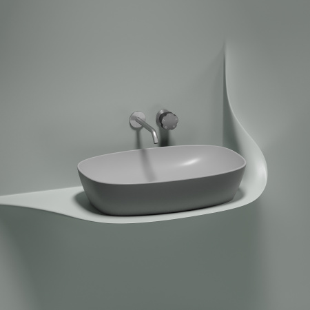 Раковина накладная (60х38) Ceramica Nova ELEMENT CN6049MSG