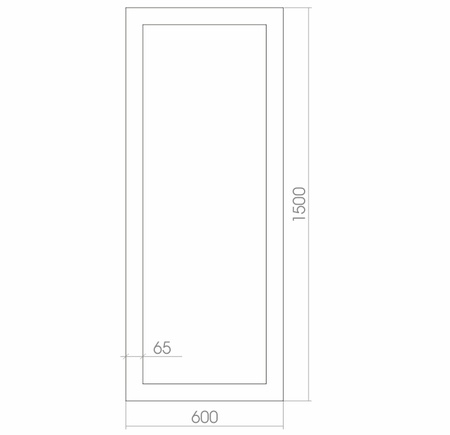Зеркало (60х120) Silver Mirrors   Фараон ФР-00000925