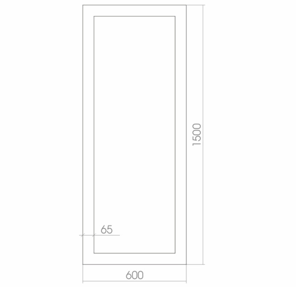 Зеркало (60х120) Silver Mirrors   Фараон ФР-00000925