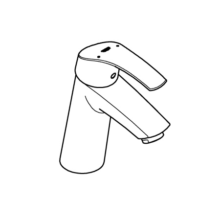 Смеситель однорычажный для раковины Grohe Eurosmart 23324 001 (23324001) хром