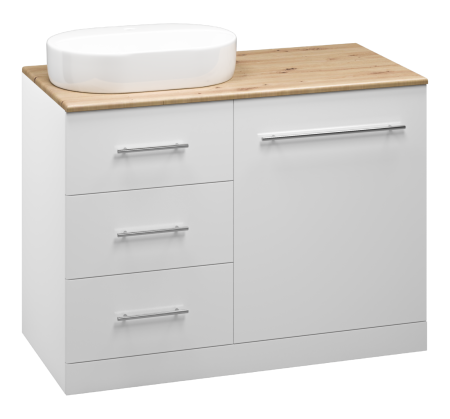 Тумба под стиральную машину Misty Респект 120  левая Э-Рес01120-13ЯЛ