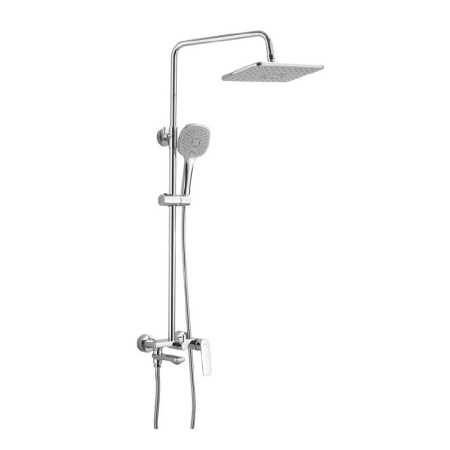 Душевая система с изливом Belz B24533, хром