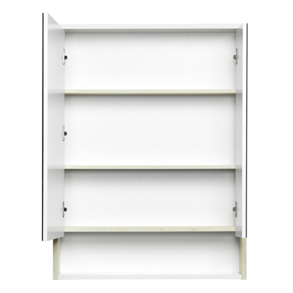 Зеркальный шкаф Aquaton Рико 65 белый, ясень фабрик 1A215202RIB90