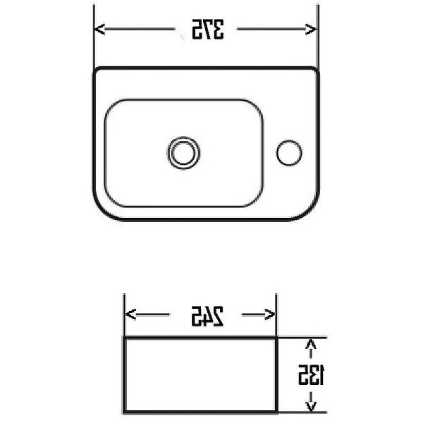 Раковина подвесная Aquame AQM5005R