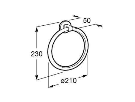 Полотенцедержатель Roca Hotels 816724001
