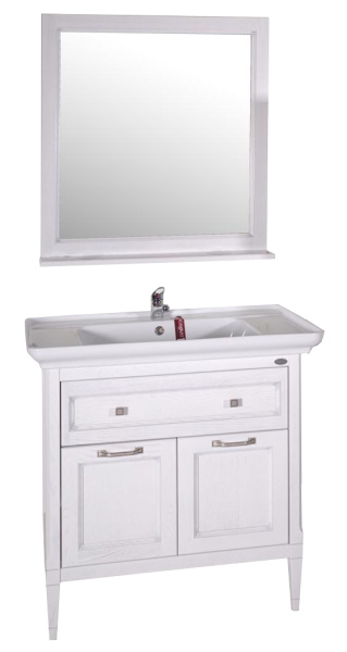 Тумба под раковину ASB-Woodline   Гранда 85 11487 (белый)