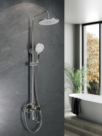 Душевая система с изливом Agger Brilliant A0393300 хром