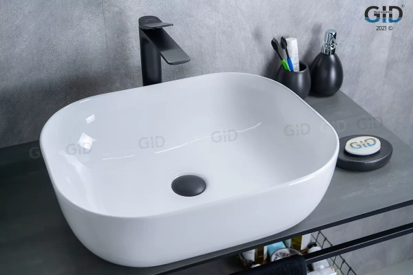 Раковина накладная (50х40) Gid D1302
