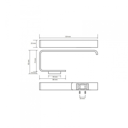 Держатель для туалетной бумаги Bemeta Solo 139112022