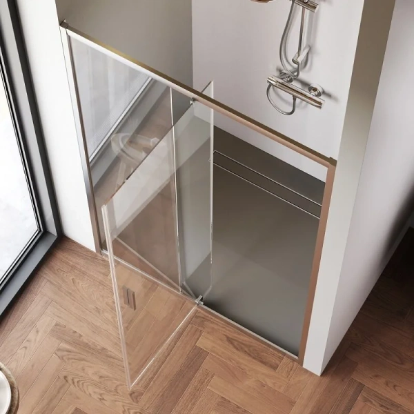 Душевая дверь в нишу 120 см Am.Pm Gem W90G-120-1P-MT хром матовый