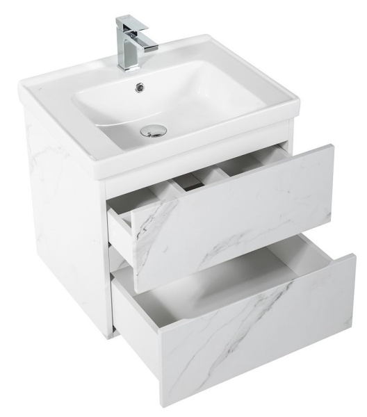 База под раковину напольная Art&max AM-Techno-900-2C-SO-MR960 Монти мрамор